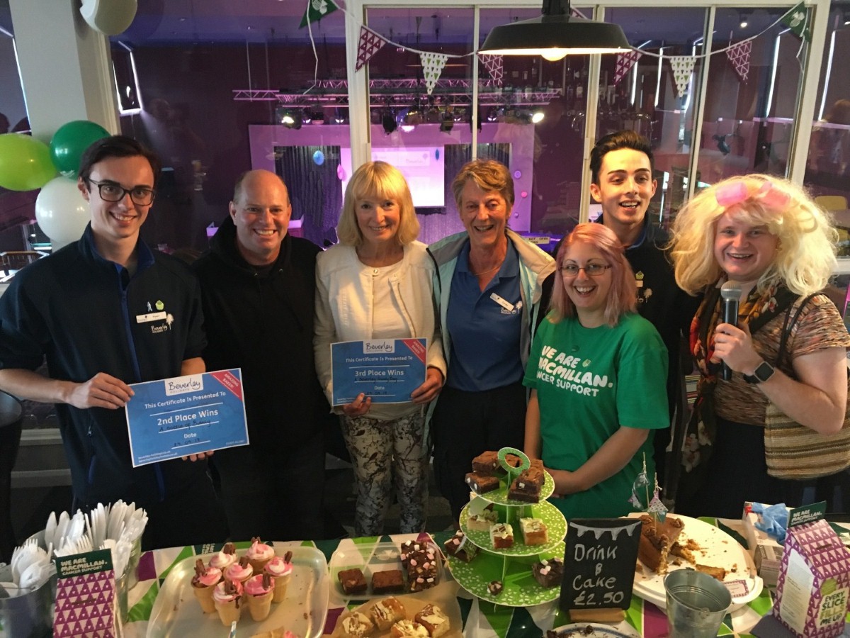 Beverley park's fundraising cake-off was praised by Macmillan Cancer Support