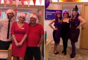 Staff at Silverdale went pink and purple as part of this autumn's fundraising initiatives which raised over £2,000