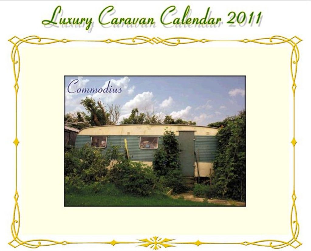 in the New Year with these humorous 2011 caravan calendars