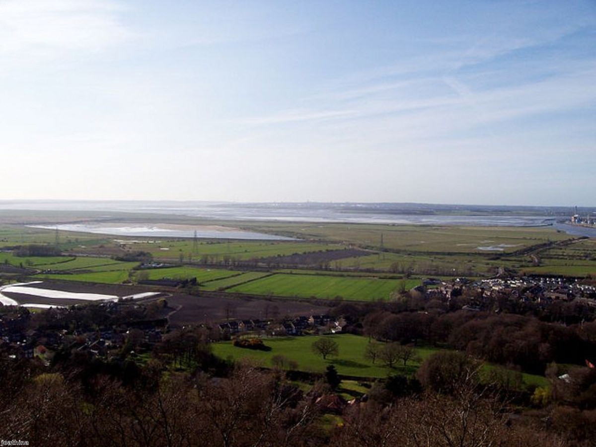 The Lady Heyes Touring Caravan Park looks out over the Cheshire countryside