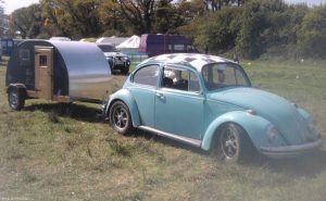 The winning teardrop trailer was constructed by 29-year-old Enda McFadden