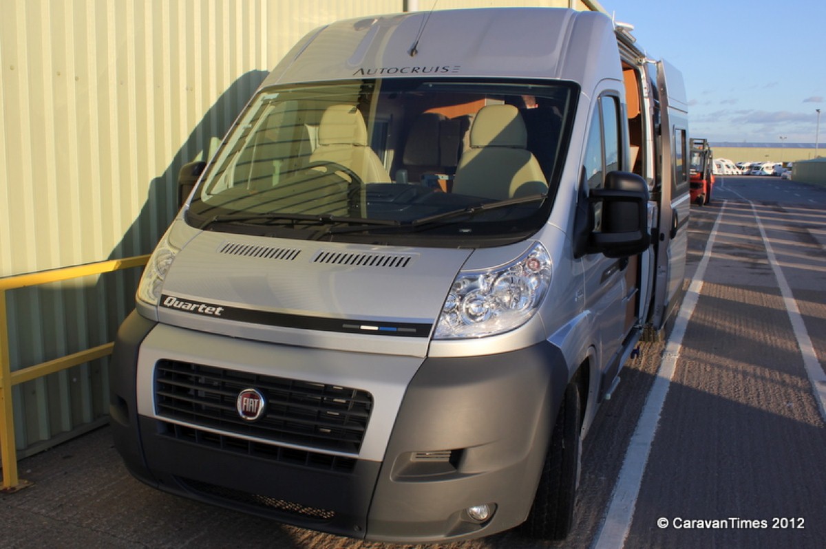 The automatic version of the Quartet (pictured) is based on the Fiat Ducato