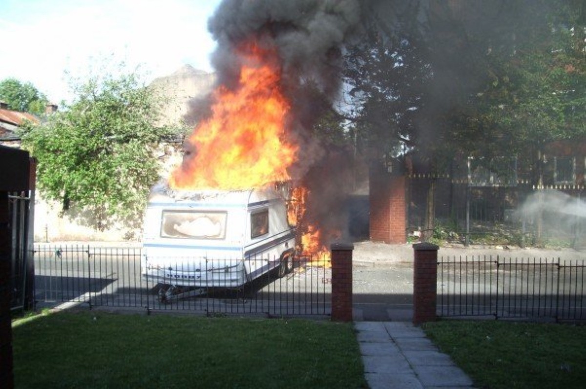 During the summer months caravan fires are alarmingly frequent