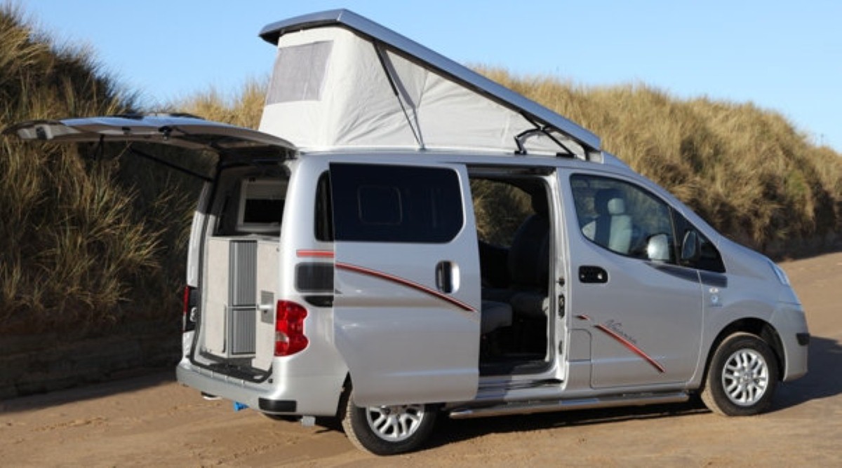 The Lunar Vacanza is a four person camper within the features of an everyday family car, giving buyers the best of both