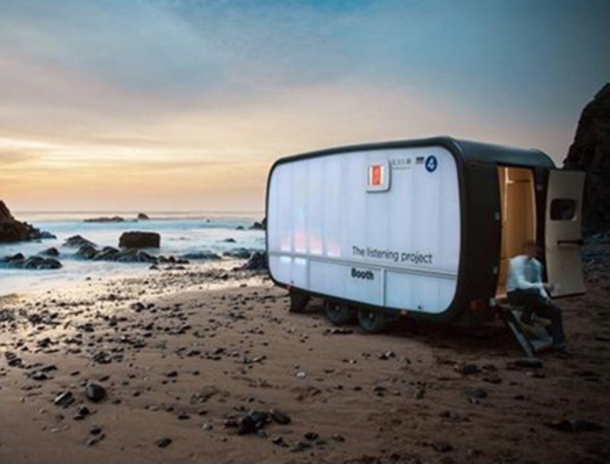 With their mobile recording studio in tow The Listening Project will record conversations with willing participants