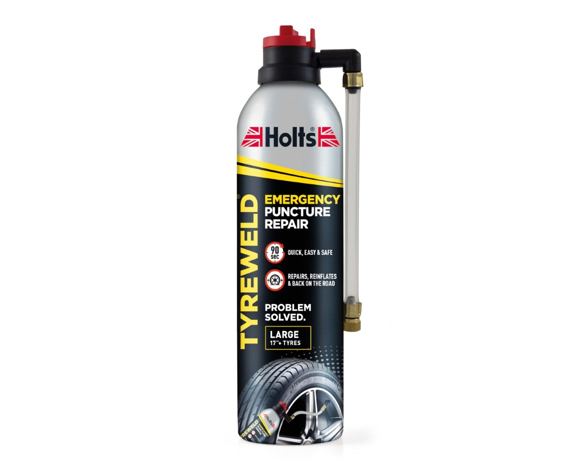 One of 20 cans of Holts Tyreweld Emergency Puncture Repair are up for grabs!