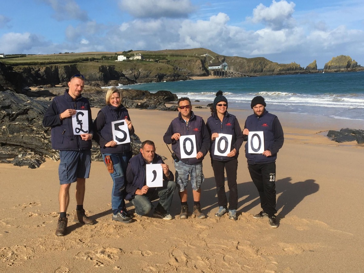 Mother Iveys Bay Holiday Park staff: L to R: Wes Locke, Alison McColville, Sean Still, Mark Stevens, Karen Yeo, Sorin Moldovan