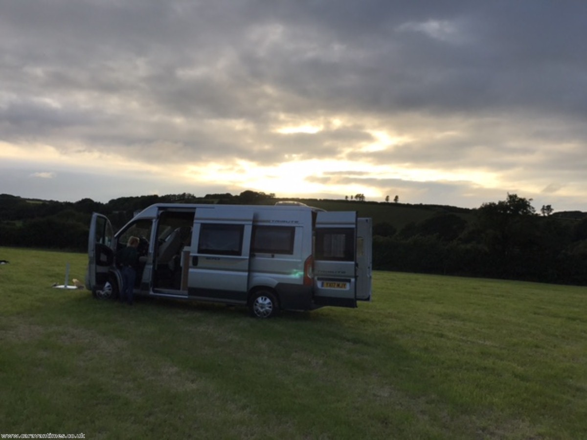 Wild Camping in the AutoTrail Tribute 670