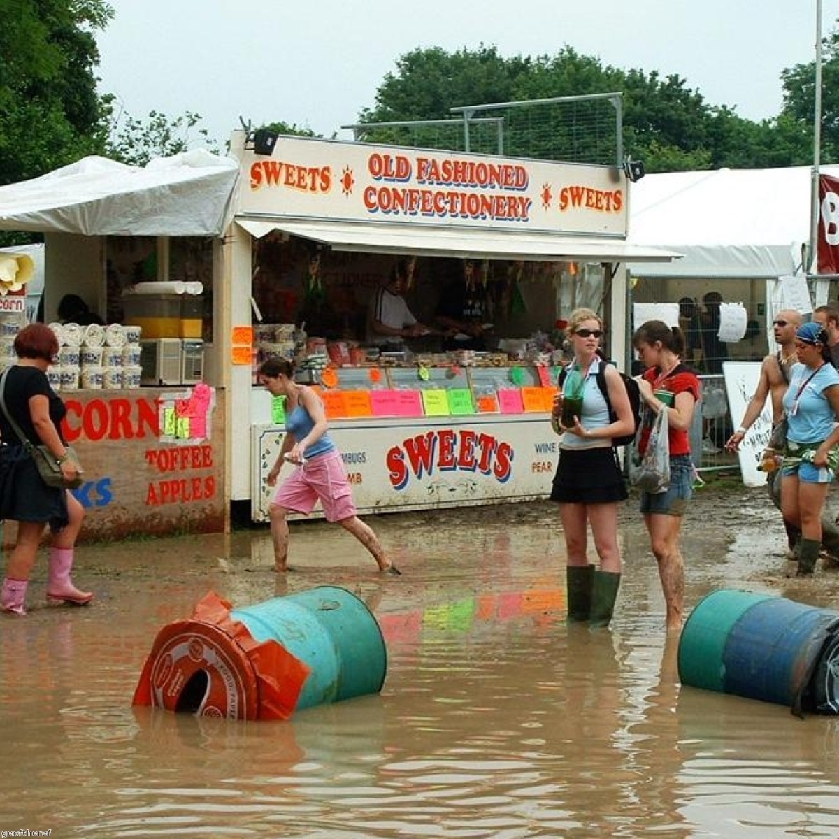 Normal Glastonbury experience for revellers