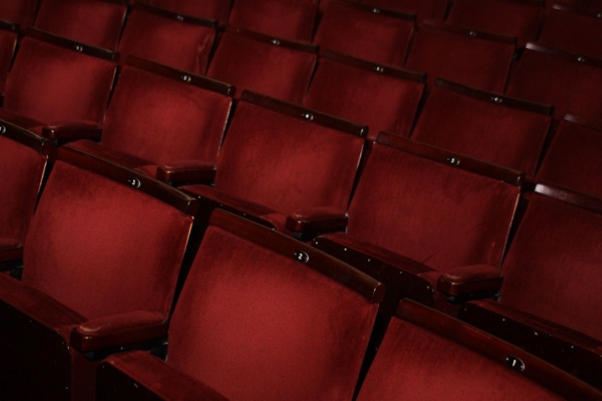 Two bona-fide cinema seats such as these have been installed in the caravan