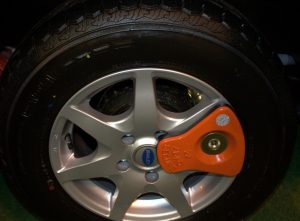 security devices like wheel locks are recommended for caravanners to prevent theft