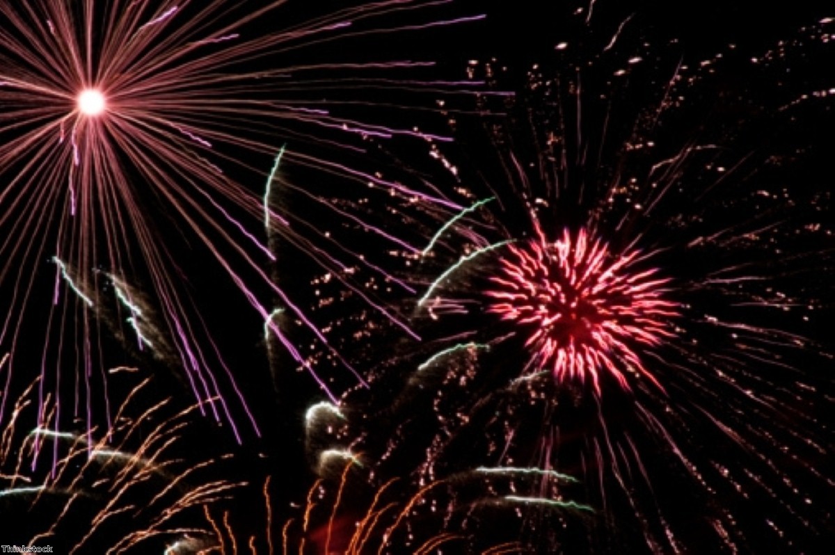 Saturday night saw several fireworks displays across the UK