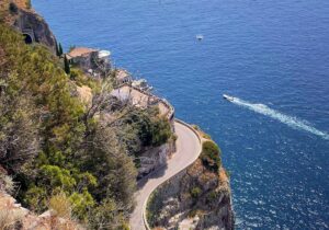 A road on the Amalfi Coast